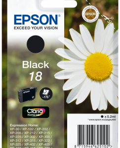 SINGLEPACK BLACK 18 CLARIA HOME INK