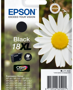 SINGLEPACK BLACK 18XL CLARIA HOME INK