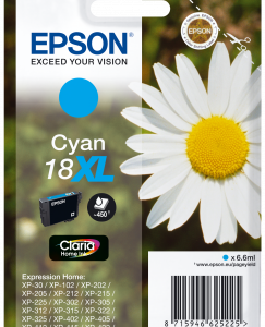 SINGLEPACK CYAN 18XL CLARIA HOME INK