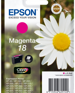 SINGLEPACK MAGENTA 18 CLARIA HOME INK 1