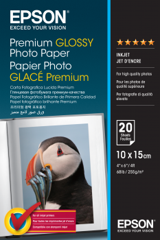 PREMIUM GLOSSY PHOTO PAPER – 10X15CM – 20 SHEETS – Epson Express