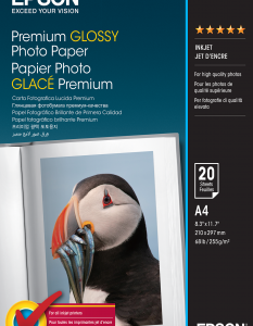 PREMIUM GLOSSY PHOTO PAPER A4 20 SHEETS